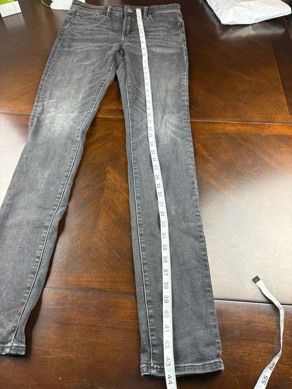 American Eagle Next Level Flex Men Jeans 30x30 Gray Black Slim Straight Stretch - Picture 3 of 8